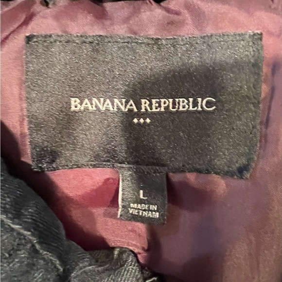 Men's Banana Republic Quilted Puffer Vest Sz L - Picture 5 of 6